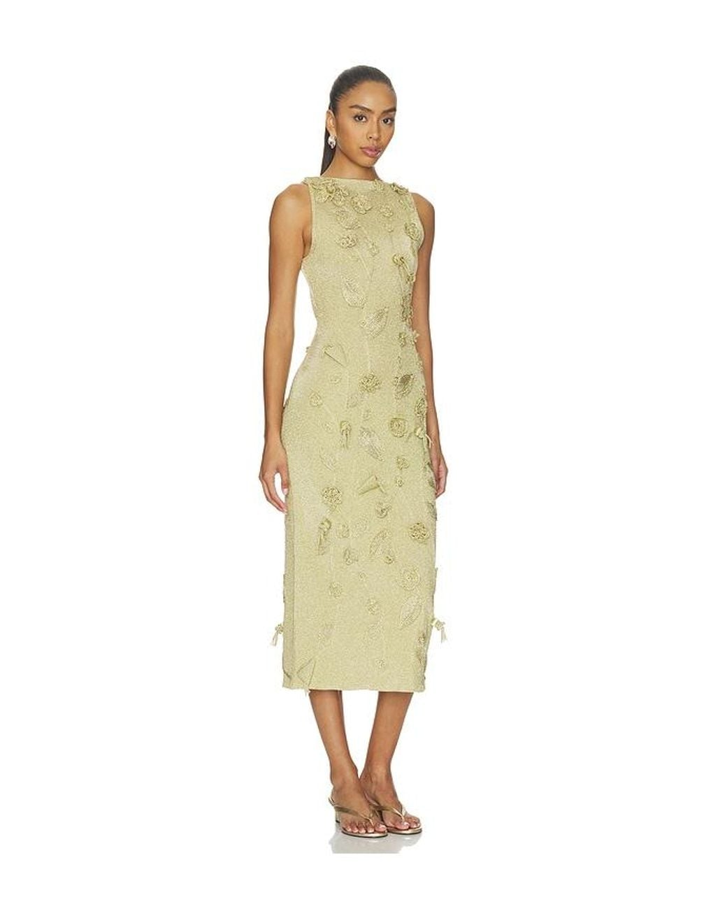 Cult Gaia Green Kivu Dress