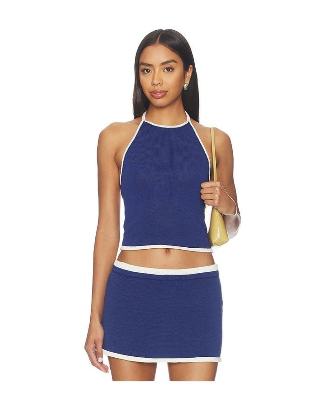 SER.O.YA Blue Zava Knit Top