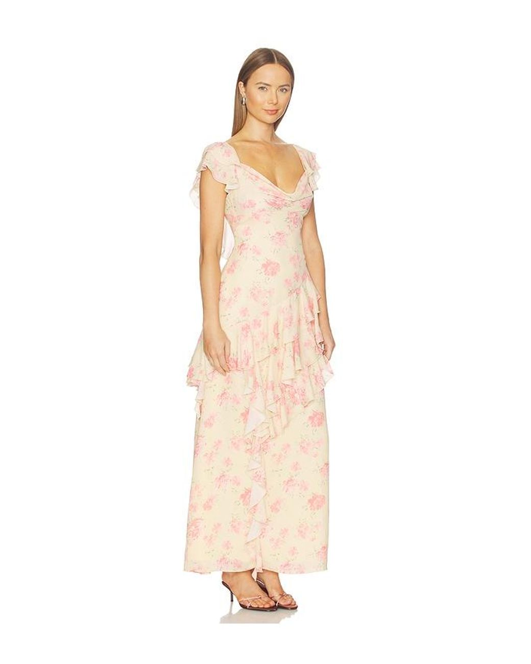 Tularosa White Jessalyn Maxi Dress