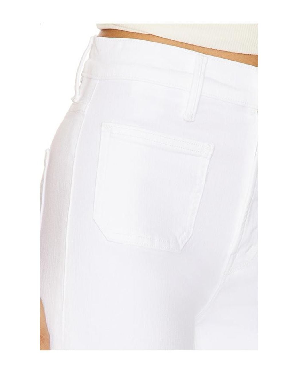 Mother White Jeans Undercover