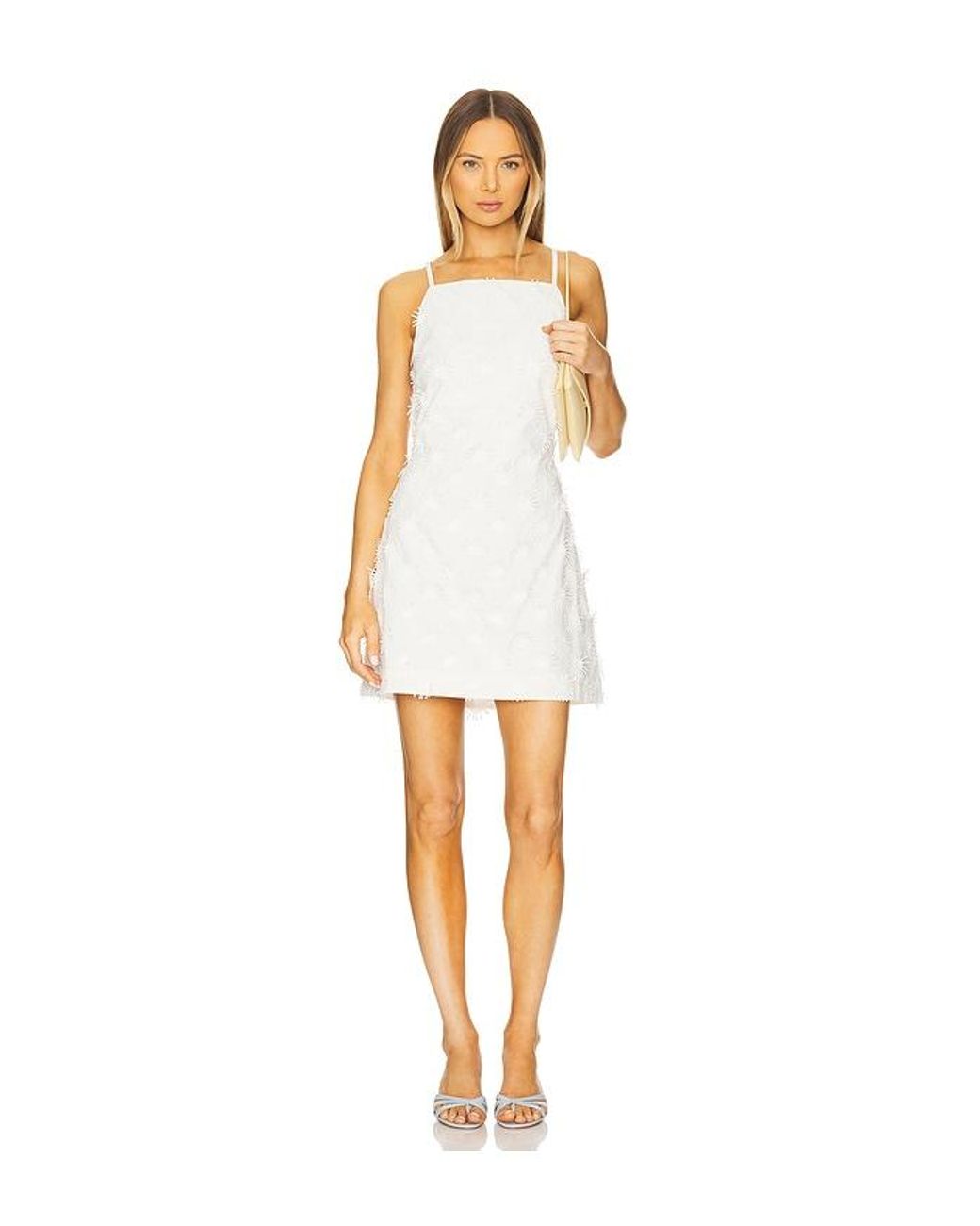 MSGM White 3D Dress