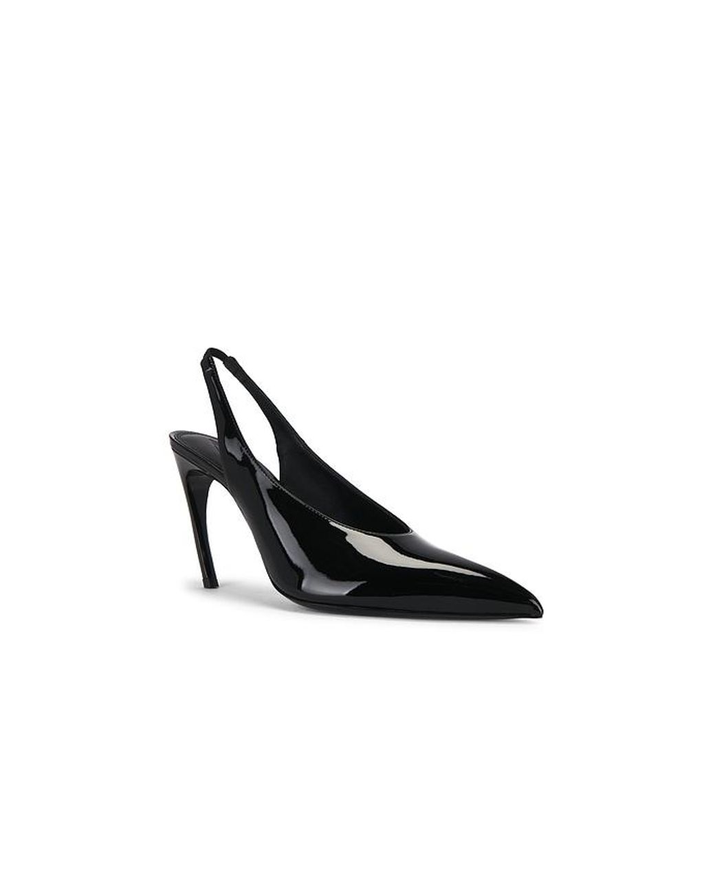 The Attico Black Viper 95Mm Slingback Heel