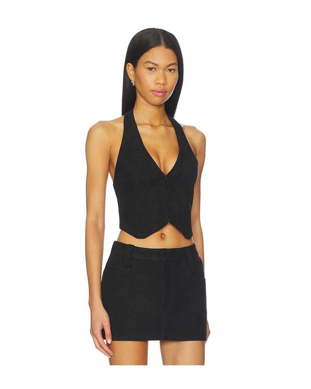 Nakedvice Black X Revolve The Staten Vest Top