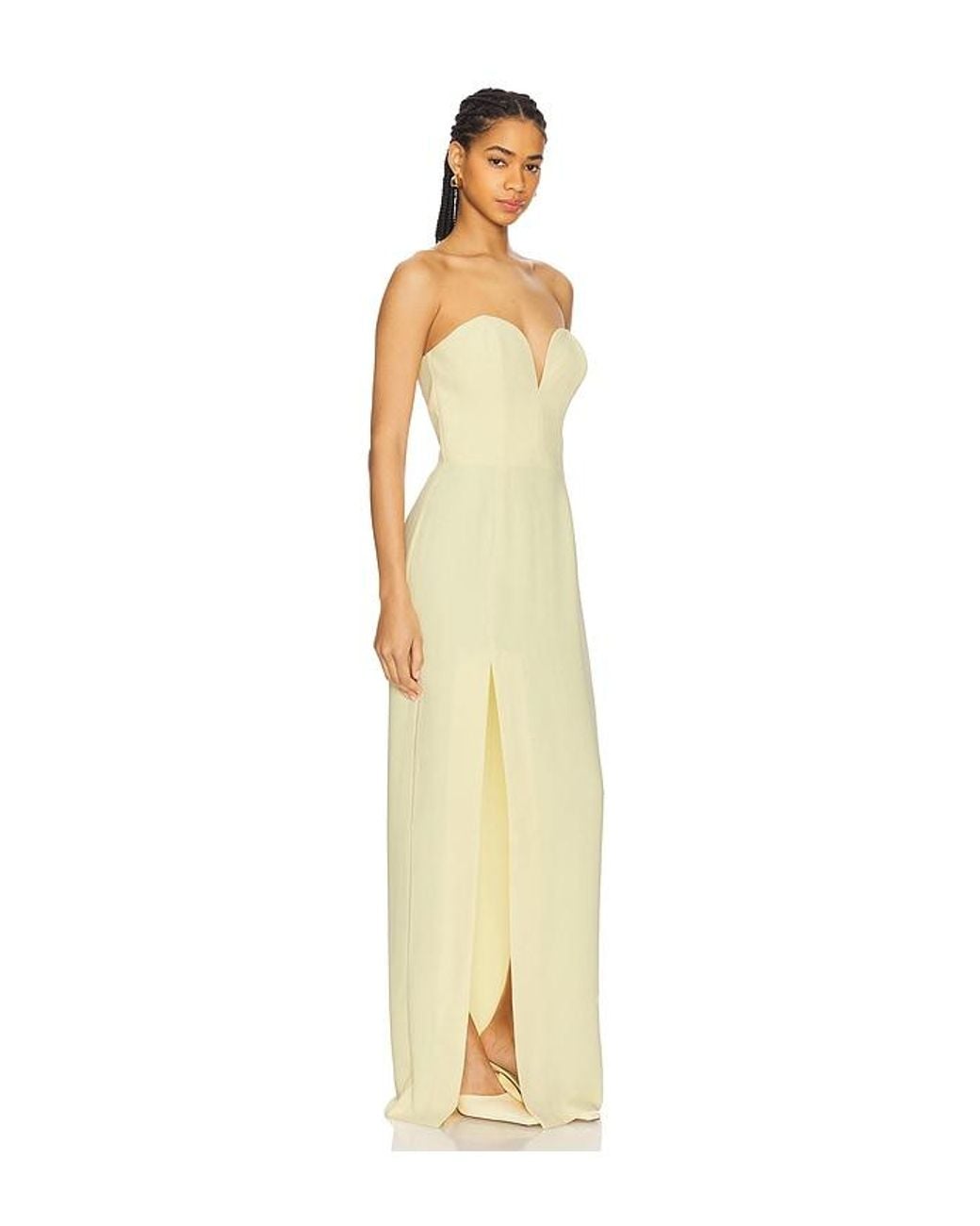 Amanda Uprichard Metallic X Revolve Cherri Gown