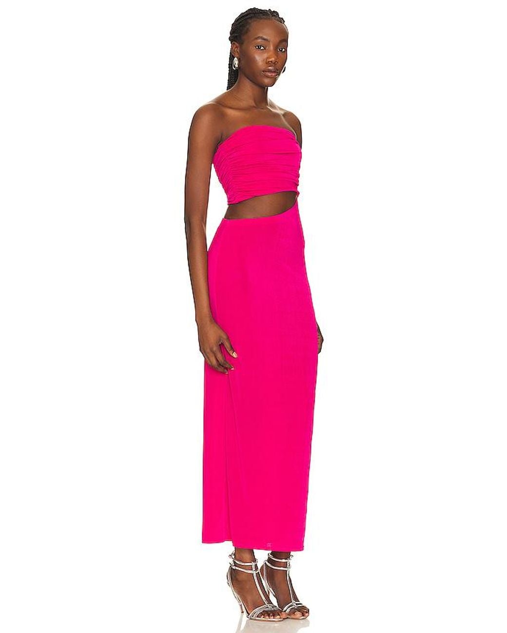 Nbd Pink Arielle Maxi Dress