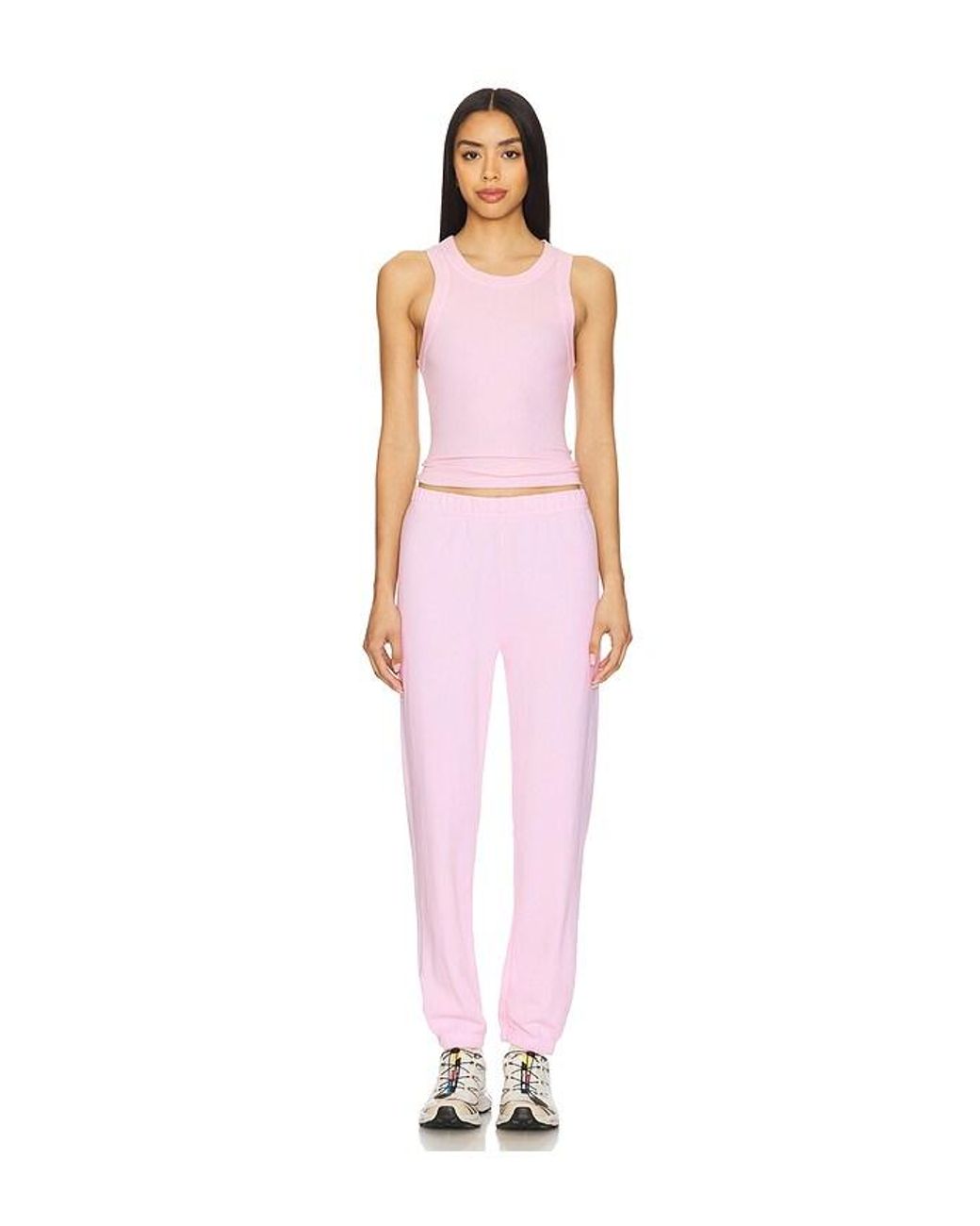 Lamade Pink Aida Racerfront Tank