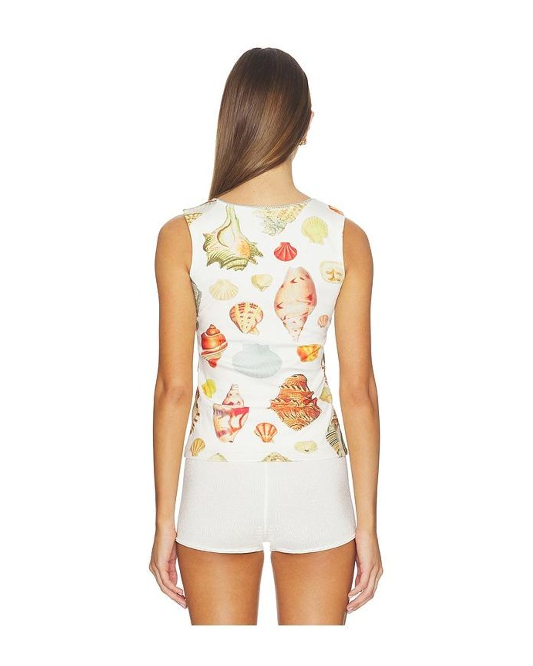 Tyler McGillivary White Collector Square Tank Top