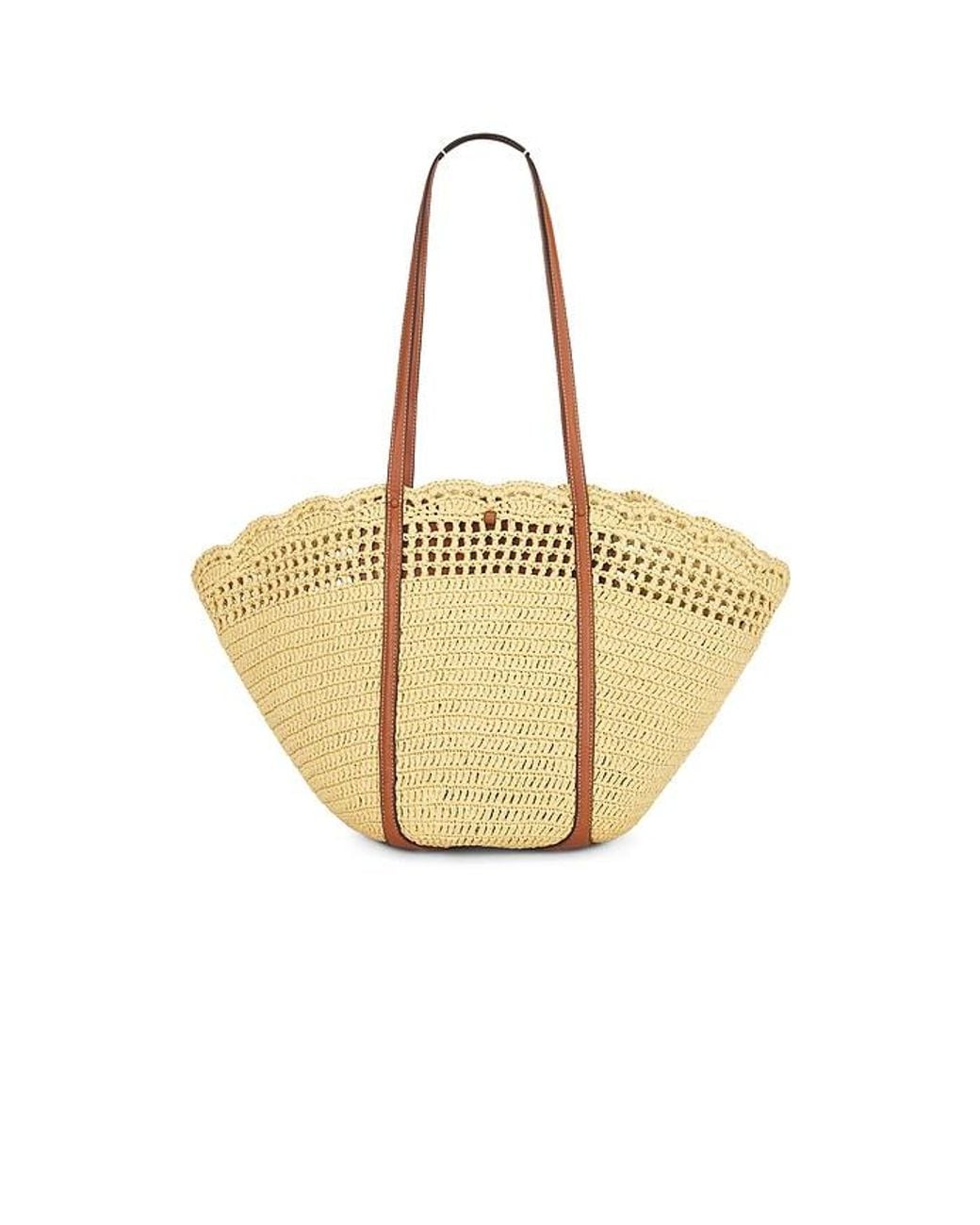 Ulla Johnson Metallic Marina Raffia Tote Bag