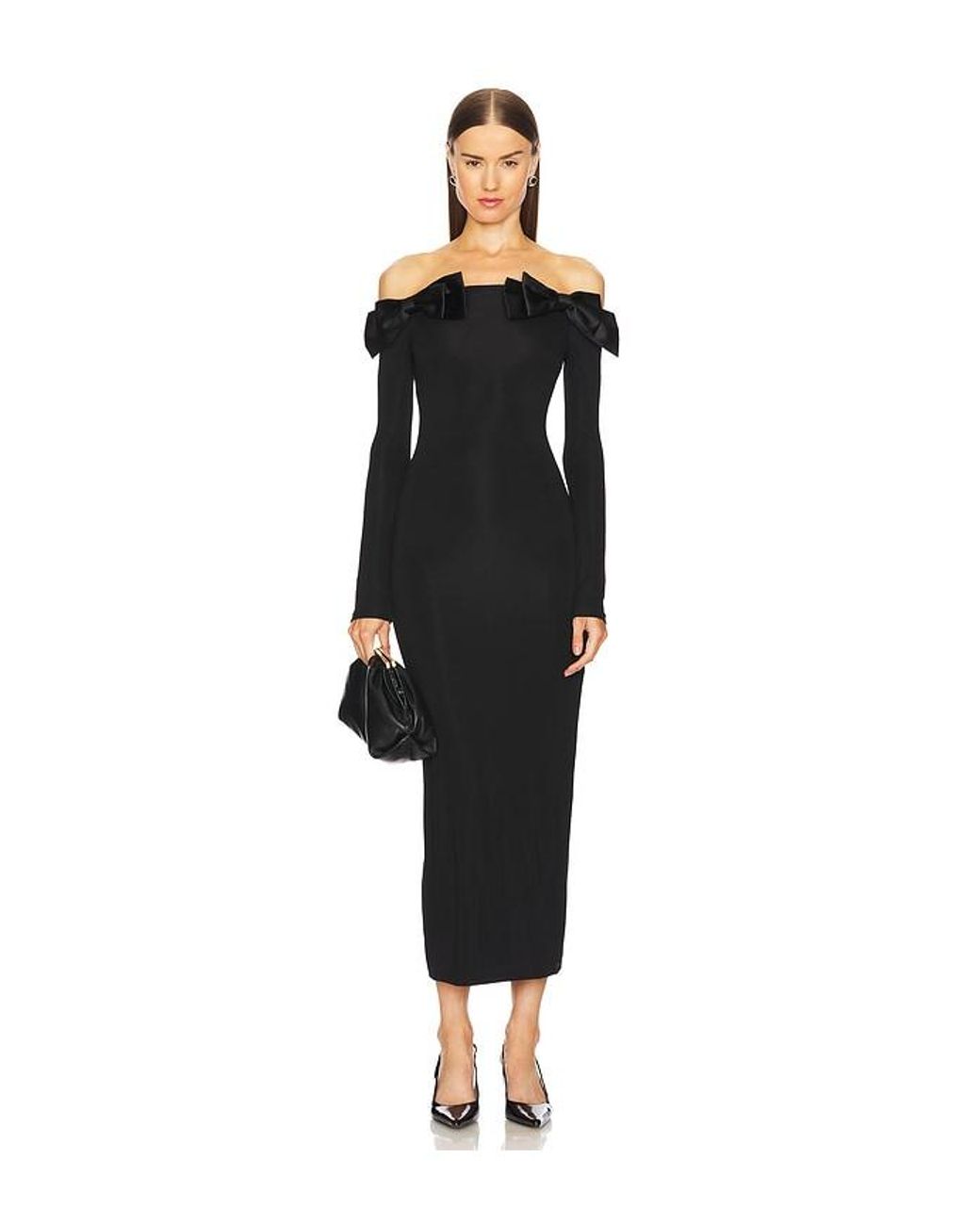 L'academie Black Dinara Dress