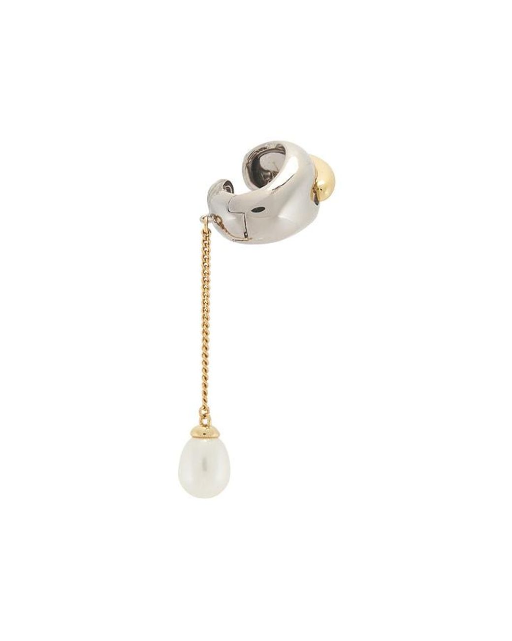 DEMARSON White Zara Ear Cuff