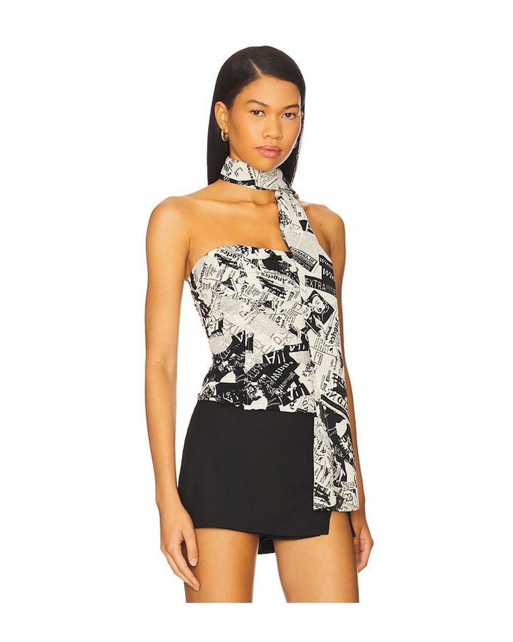 Lioness Island Bodice Top in Black | Lyst
