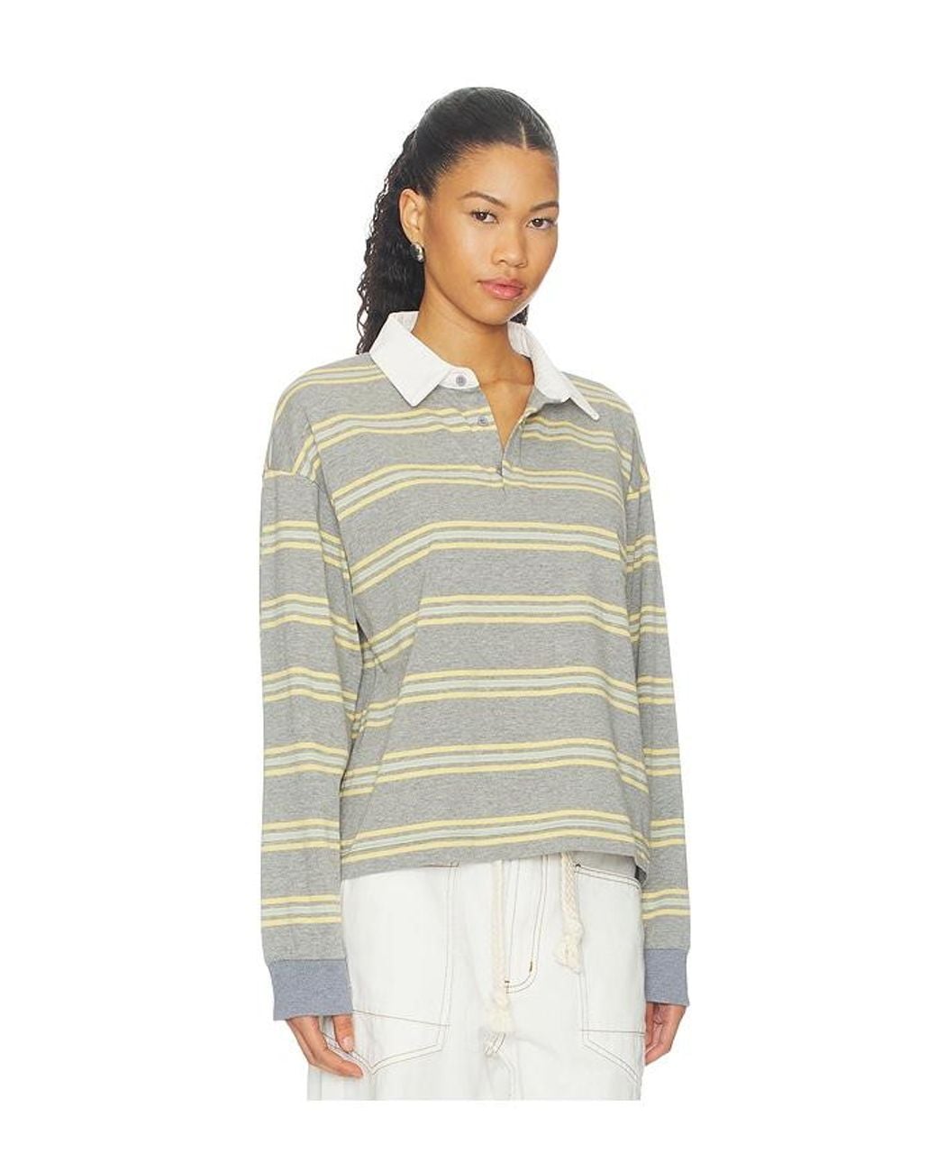 Lioness Natural X Revolve Countryside Jersey Polo