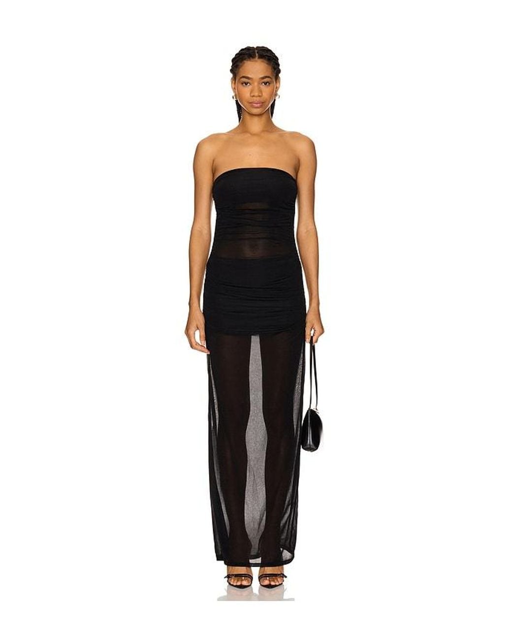 Lovers + Friends Black Lexi Maxi Dress