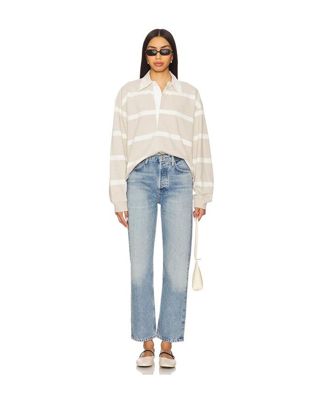 Citizens of Humanity Blue Blaine High Rise Straight Jeans