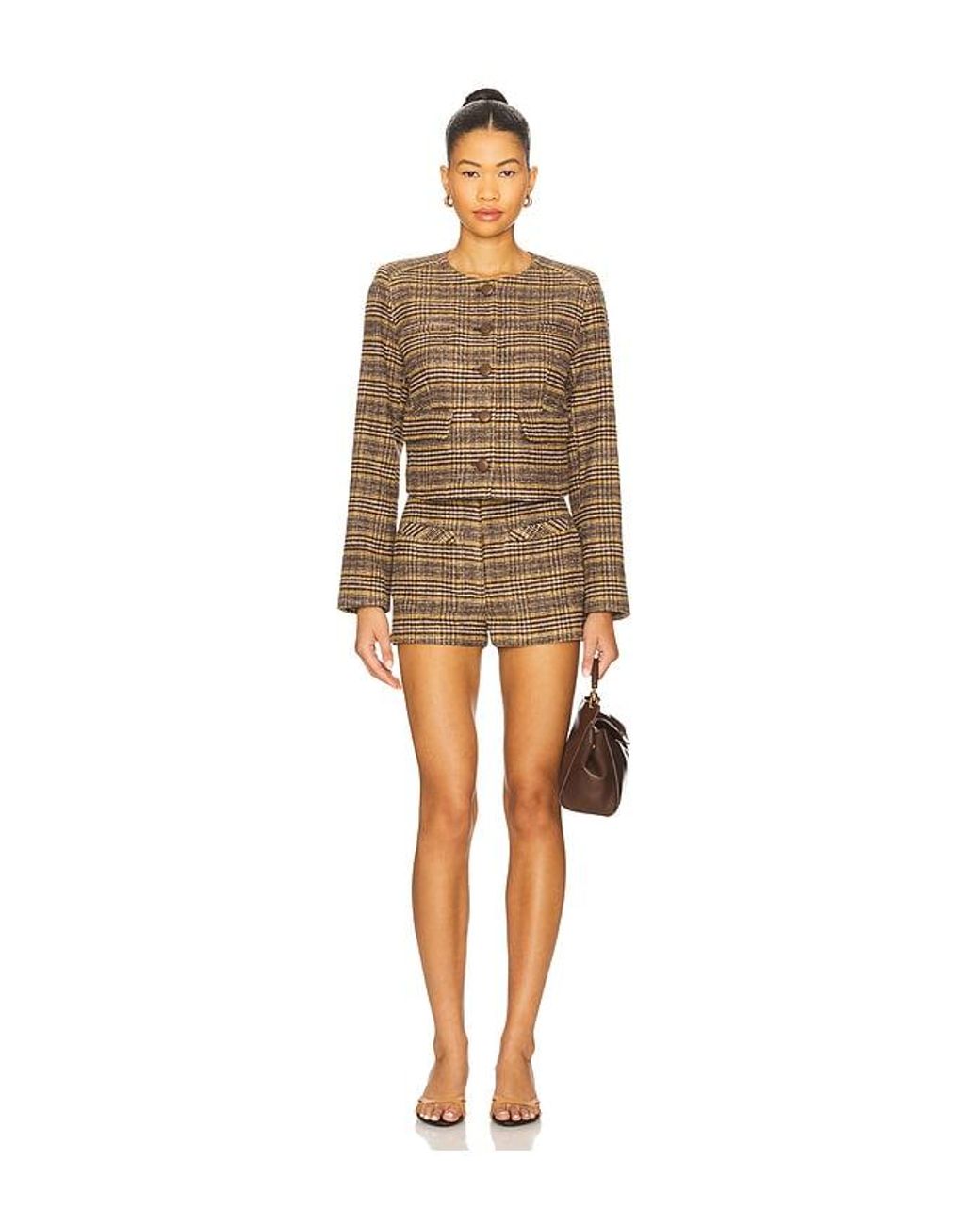 Central Park West Brown Billie Jacket