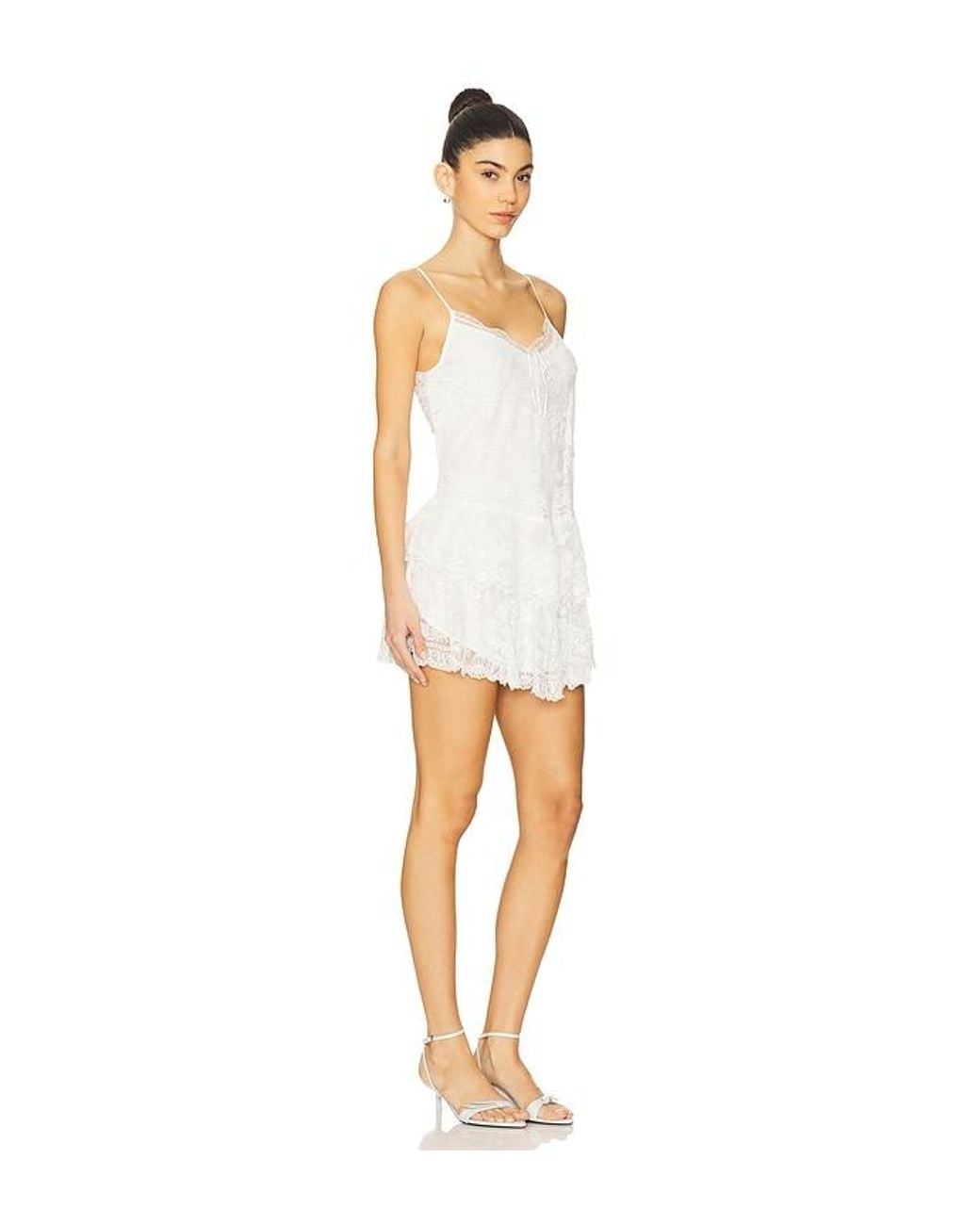LoveShackFancy White Kleid Beauval
