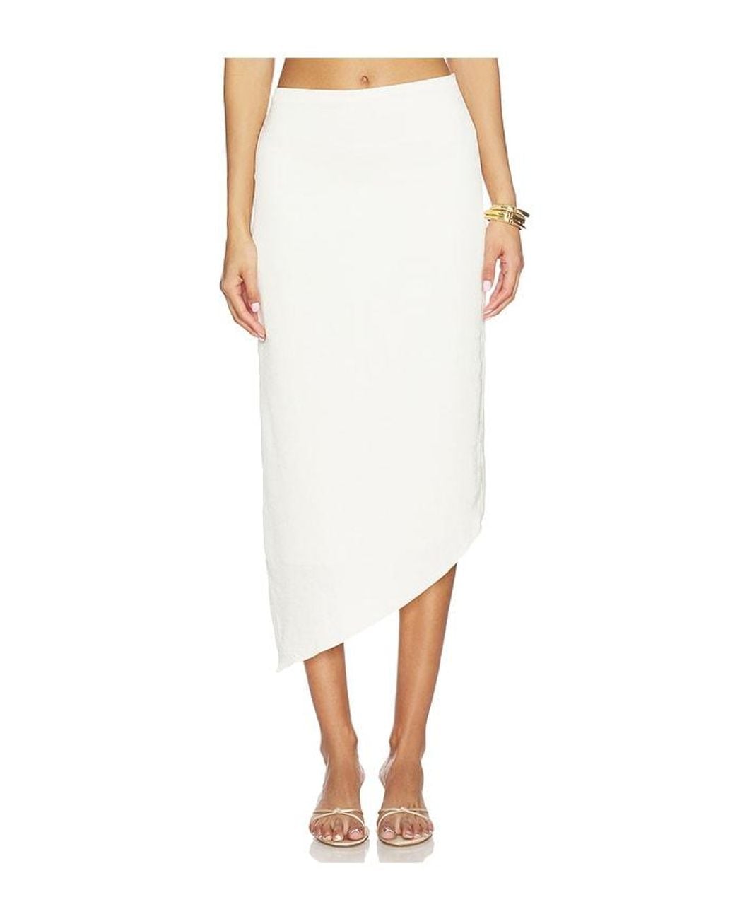 NonChalant Label White Belinda Skirt