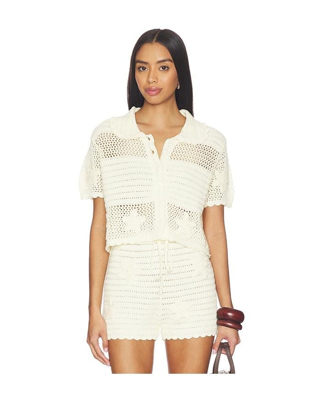 Callaghan White Patrick Polo Top