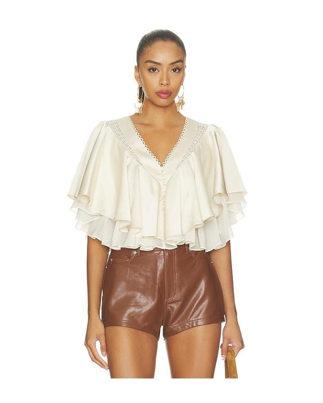 Cinq À Sept Natural Mary Top