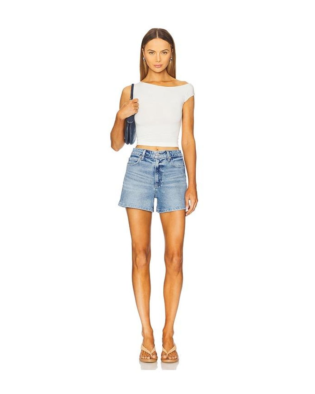 PAIGE Blue Dani Short