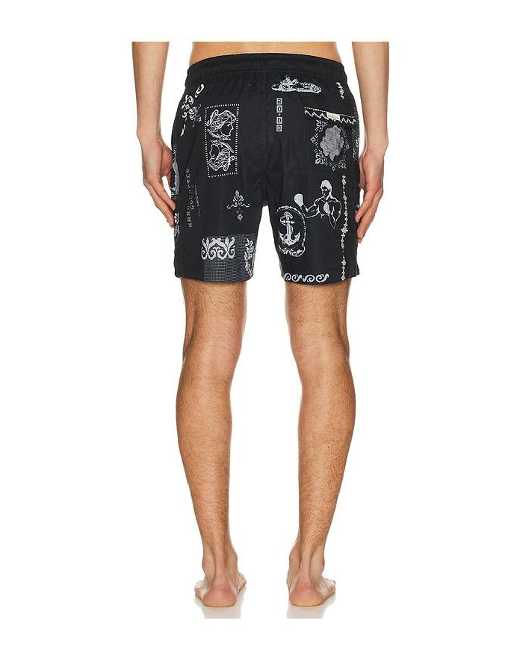 Agua Bendita Fredie Swim Trunks in Black for Men | Lyst