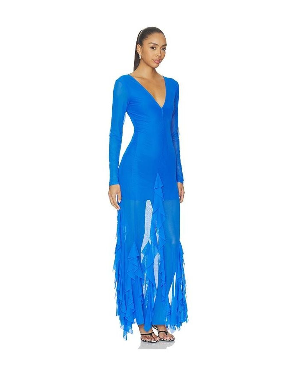 Especia Blue Galene Long Dress
