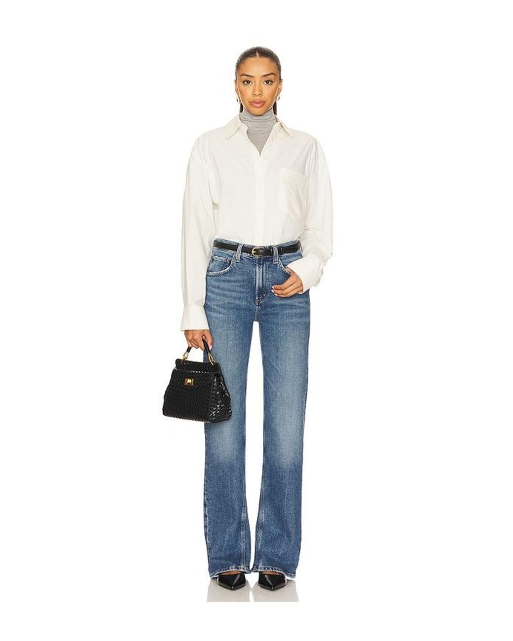 Agolde Blue Bootcut Kick