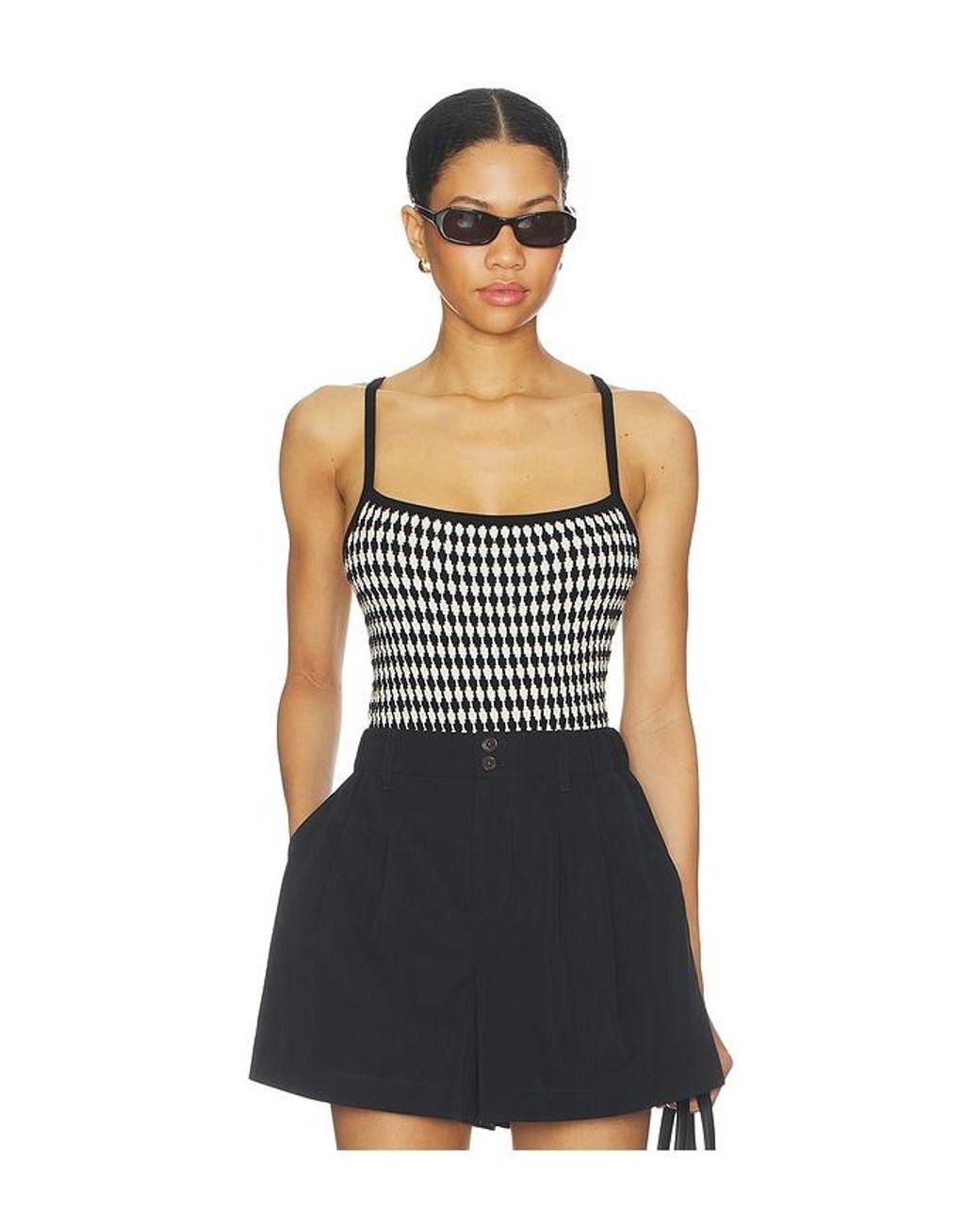 Varley Black Strick-Top Jared