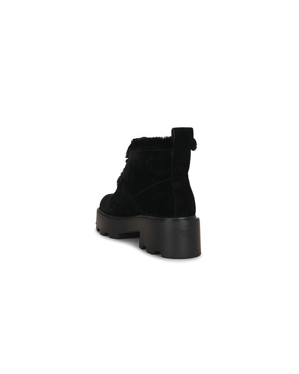 Tory Burch Black Desert Shearling Boot