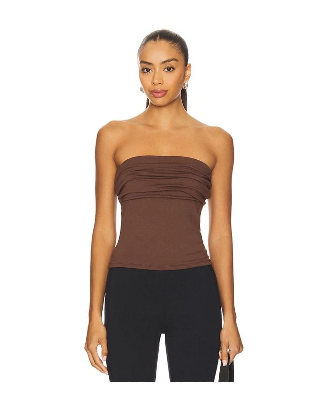 ALL THE WAYS Black Nataline Top