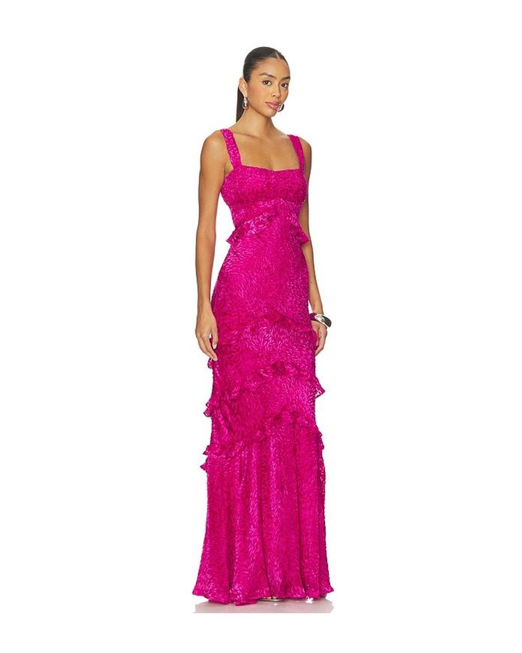 Saloni Pink Chandra Dress