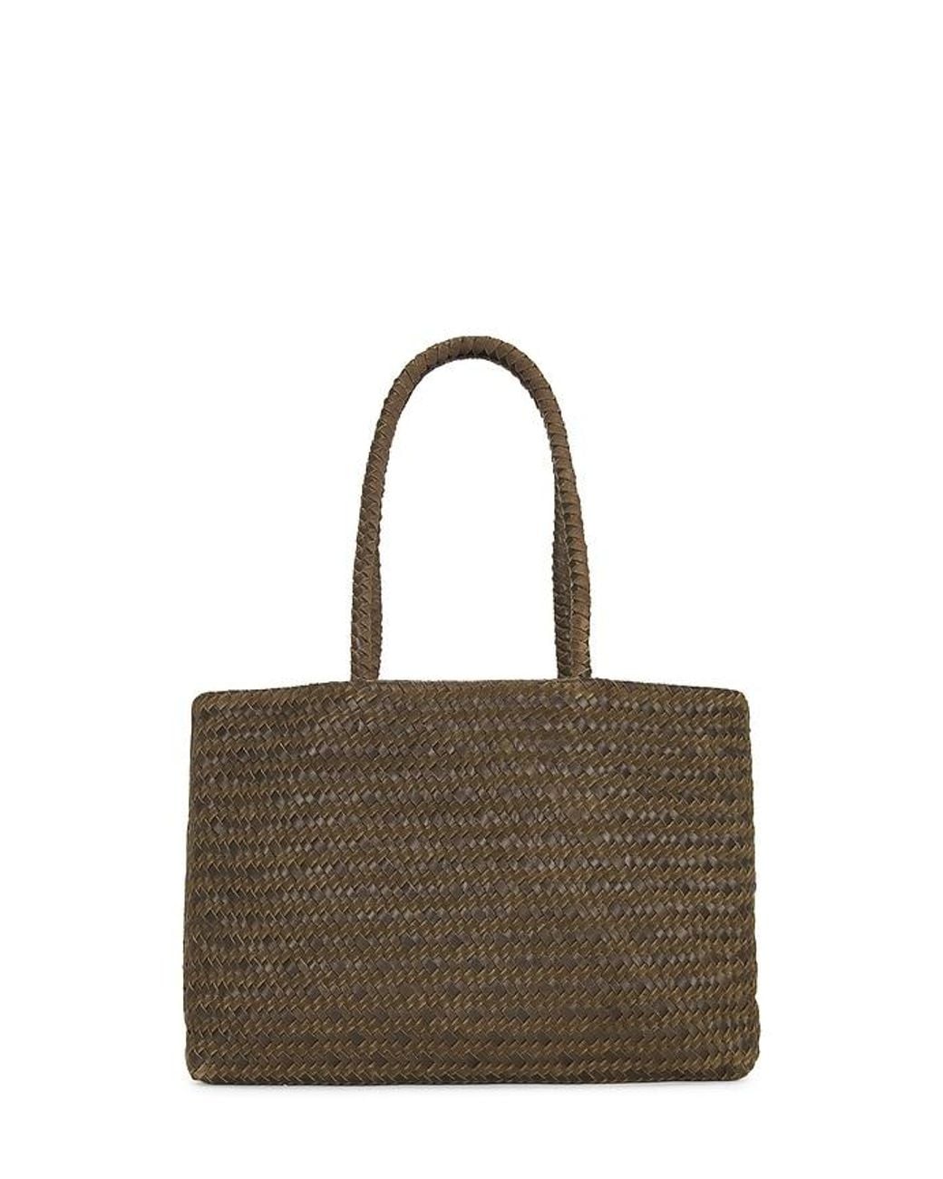 Madewell Brown Handwoven Tote