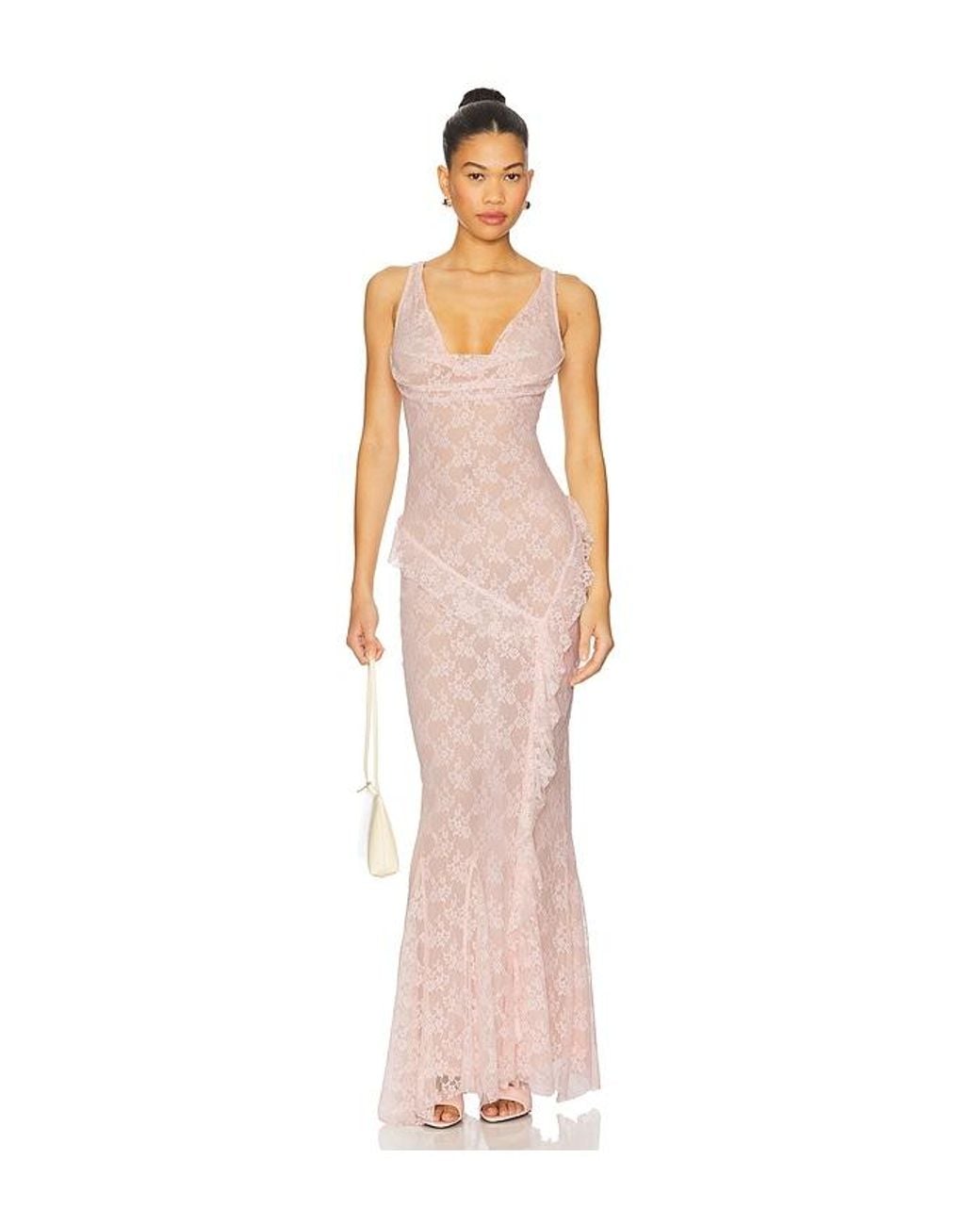 MAJORELLE White Camille Gown