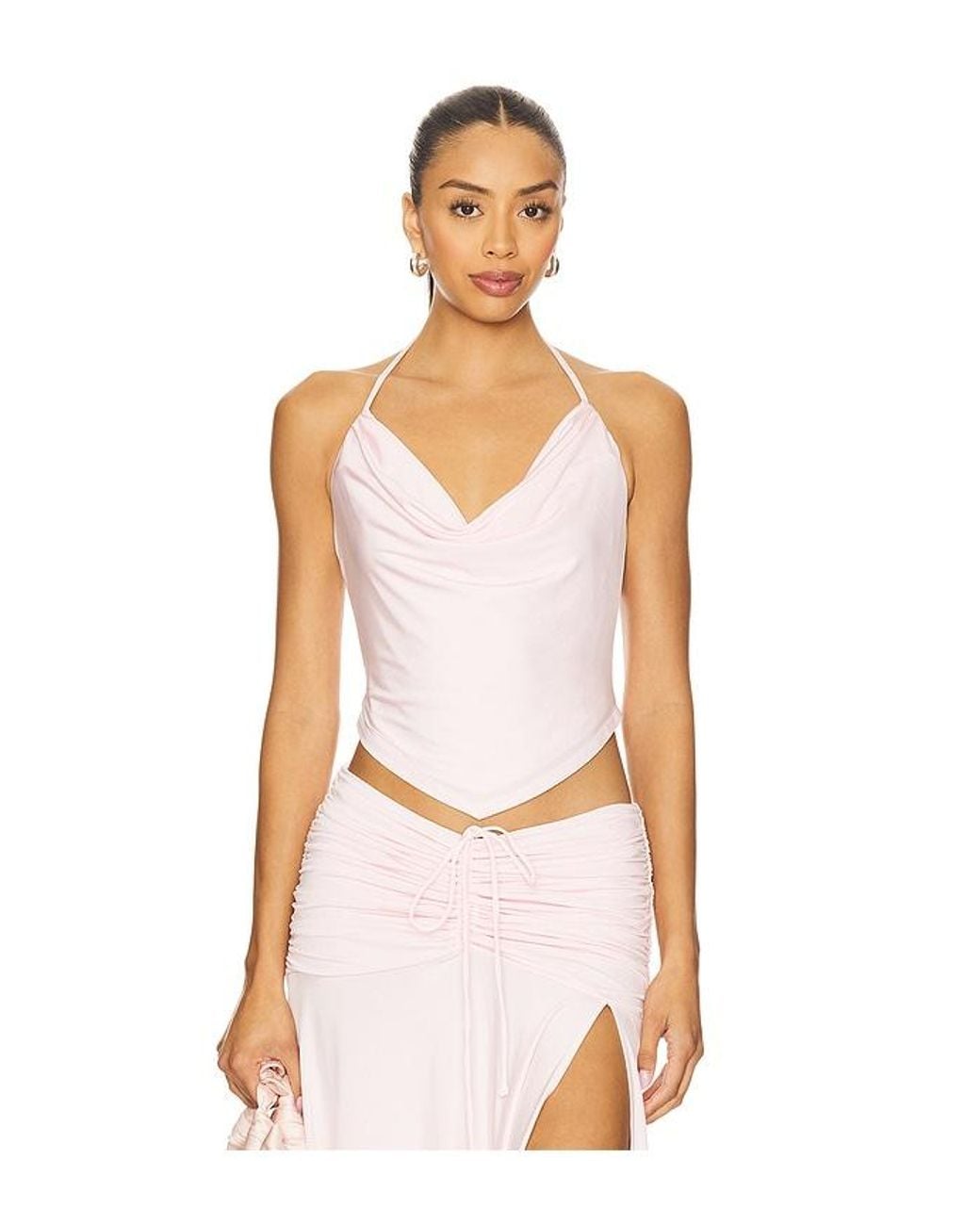 Lovers + Friends Pink Surya Top