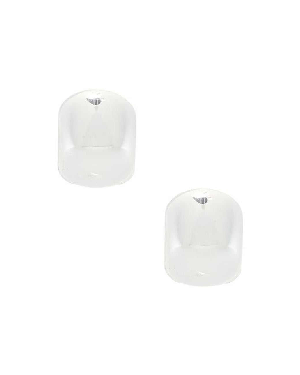 Jenny Bird White Mini Gemma Hoops