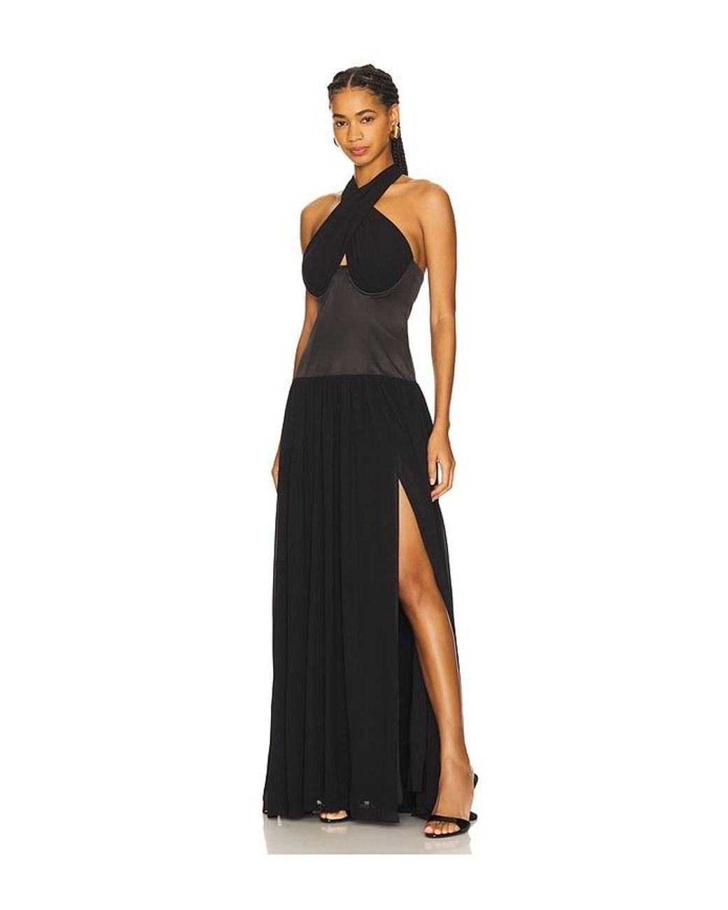 MAJORELLE Black Tia Maxi Dress