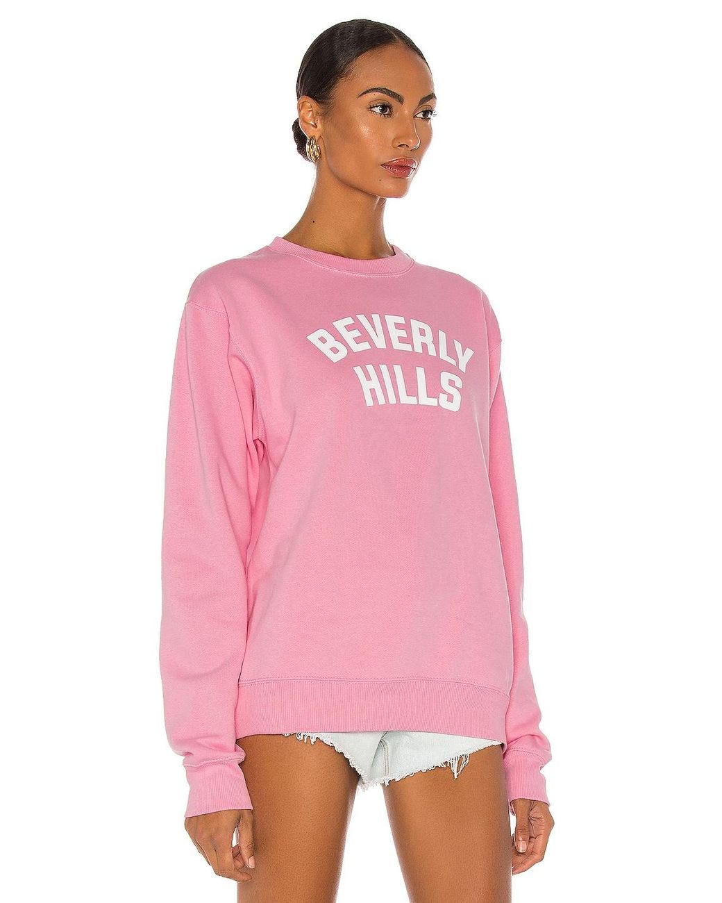 DEPARTURE Beverly Hills Sweatshirt in Pink | Lyst