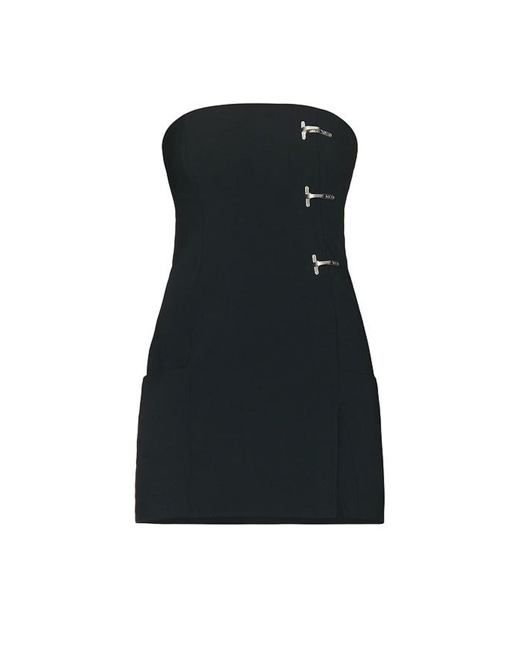 HAELO Black Construct Lock Dress