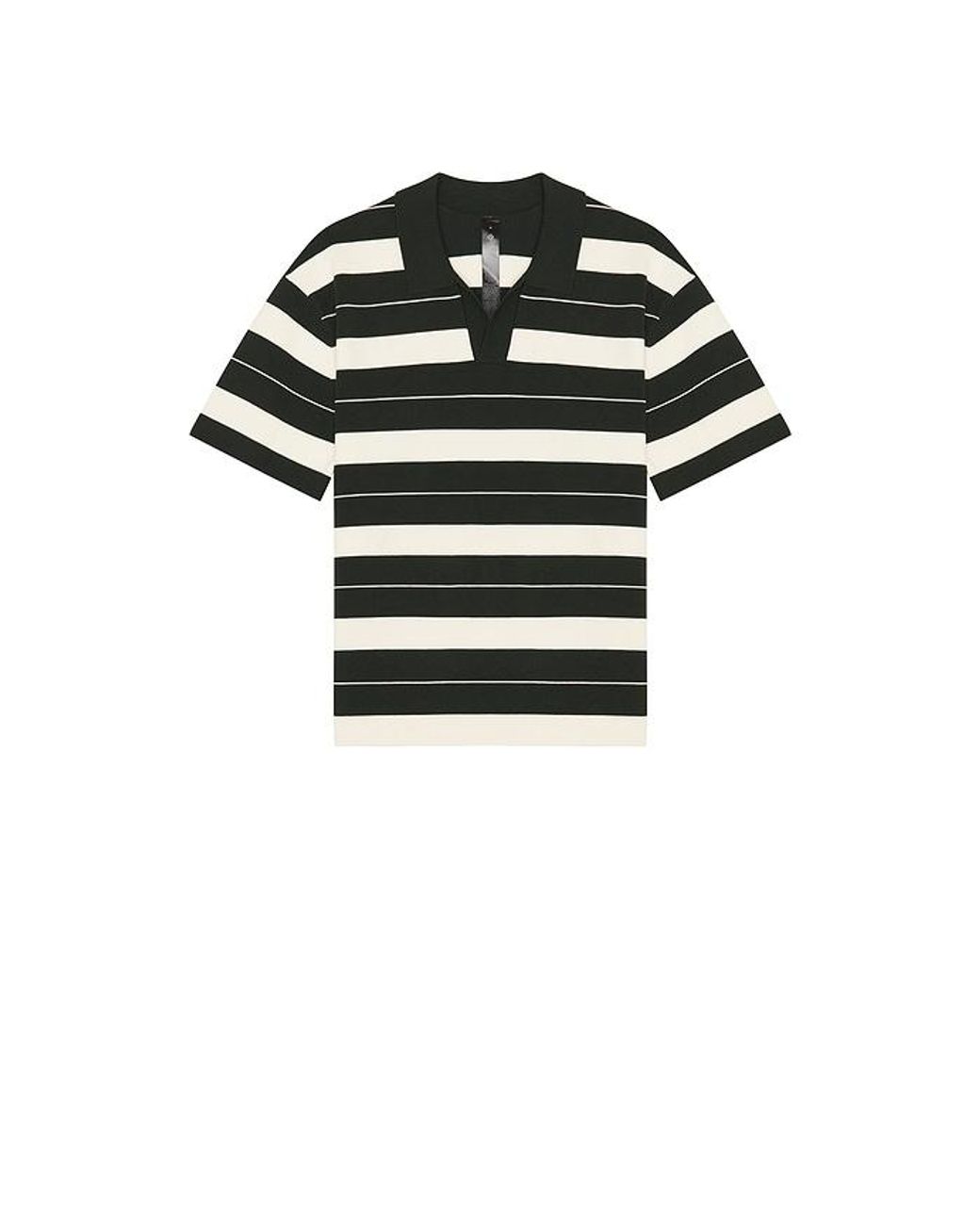 lululemon athletica Multicolor Knit Stripe Short Sleeve Polo Shirt for men