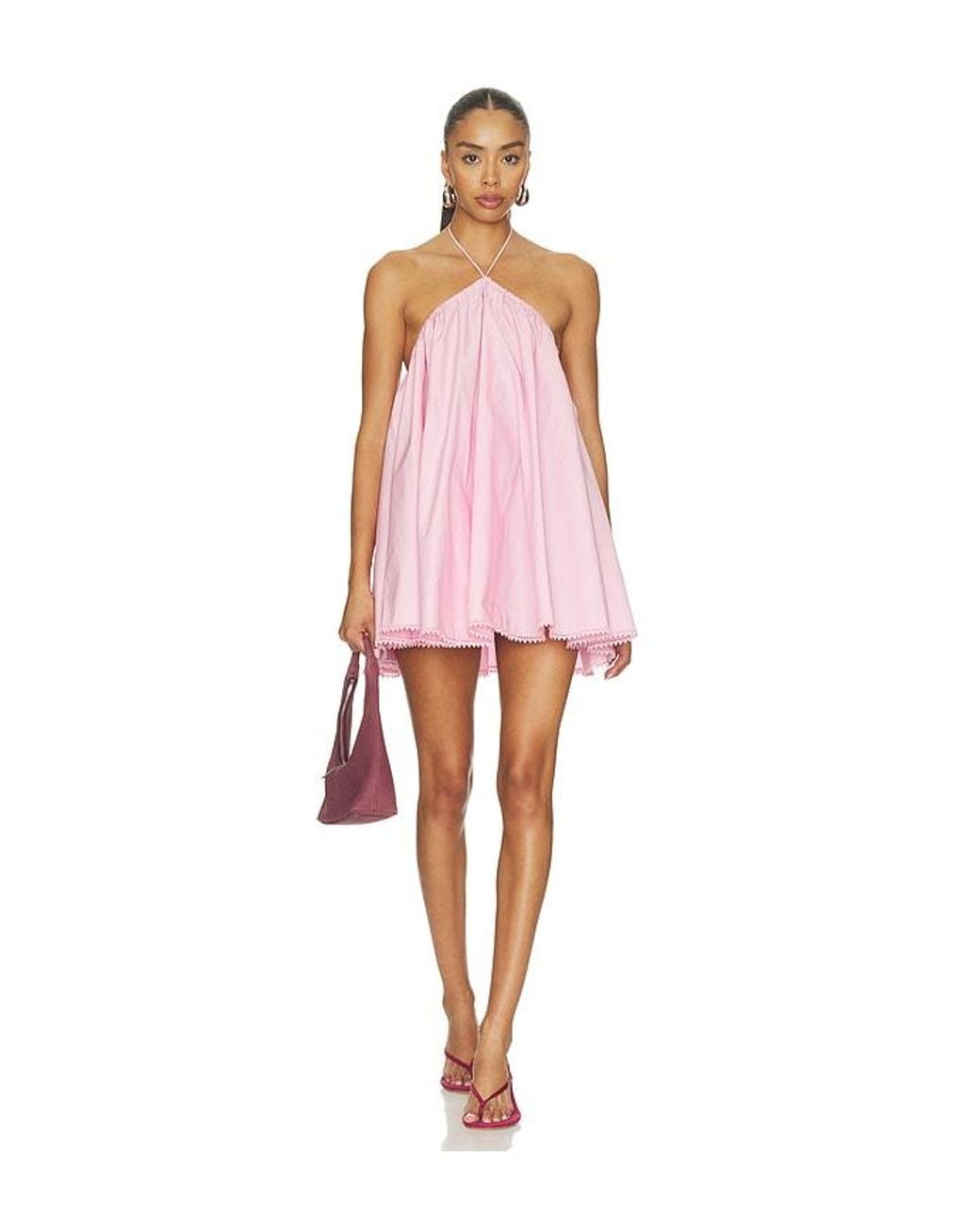 L'academie Pink 'Academie Lillie Mini Dress