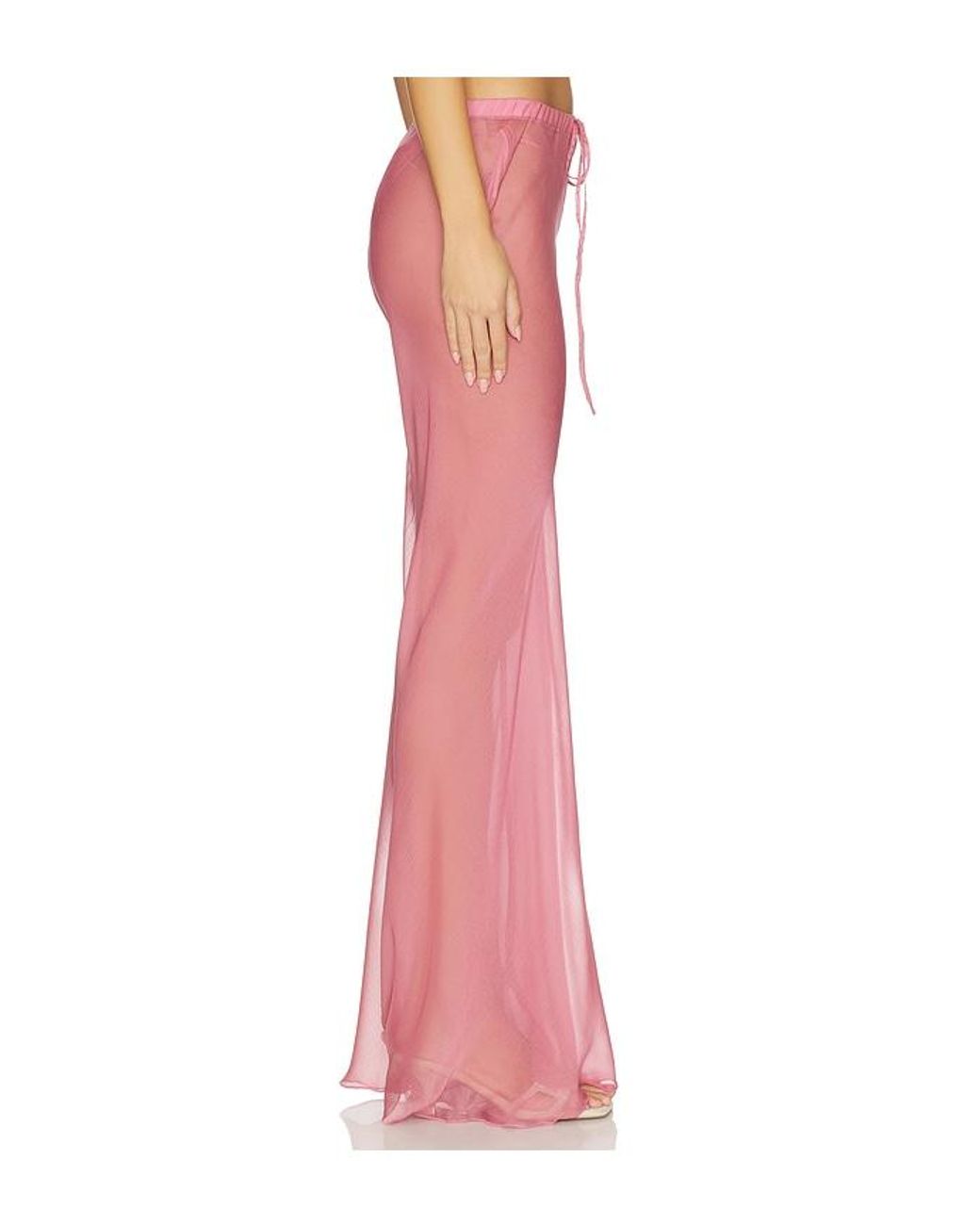 Shani Shemer Pink Kairo Wide Leg Pants