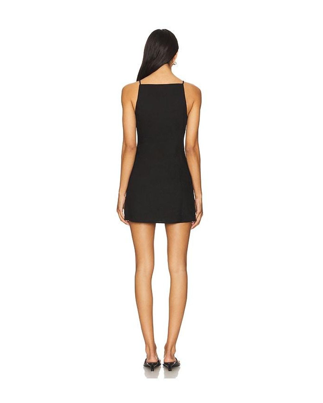ALL THE WAYS Black Yori Mini Dress