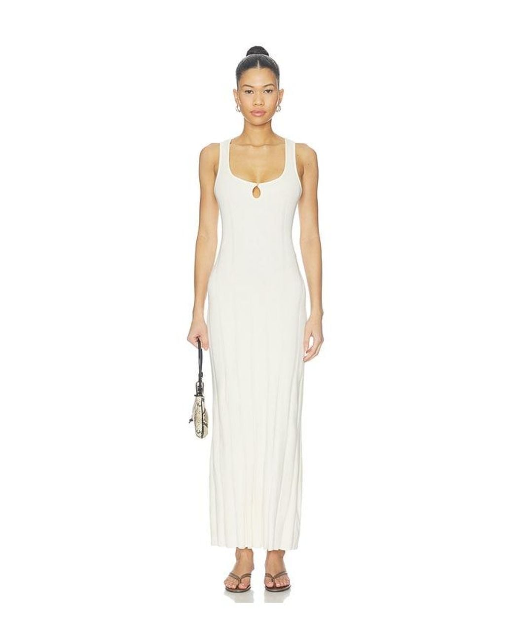 LSPACE White En Route Dress