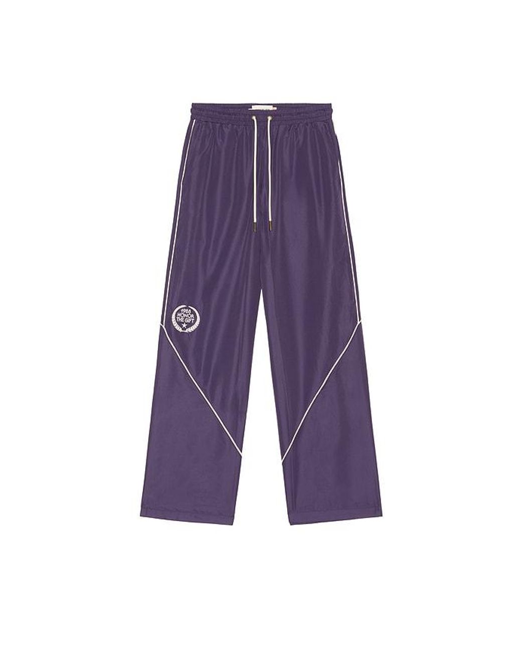 Honor The Gift Purple Honeycomb Ripstop Track Pant for men