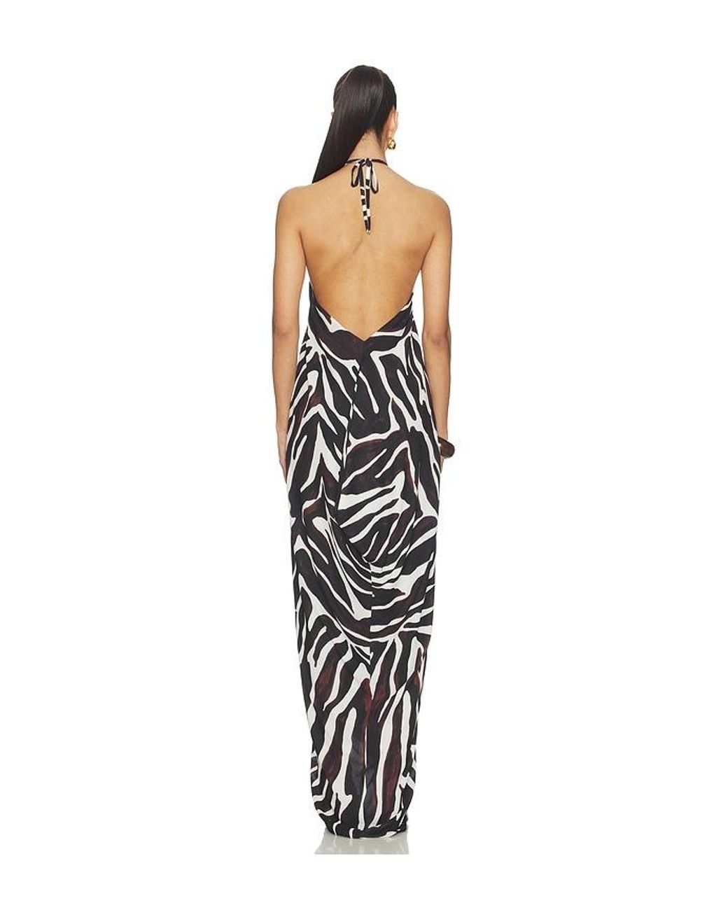 superdown White Jaslynn Halter Maxi Dress