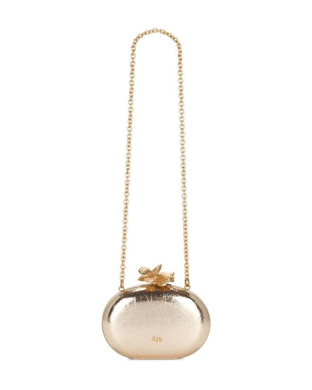 Aje. Natural Retrofete Clutch
