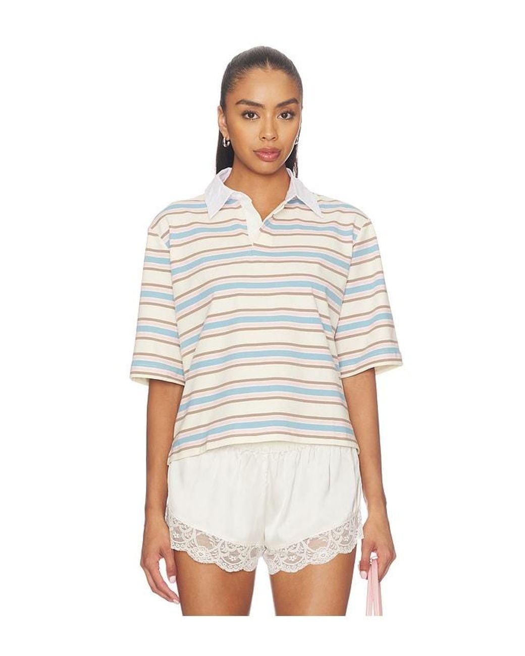 Maude Club White Frankie Top
