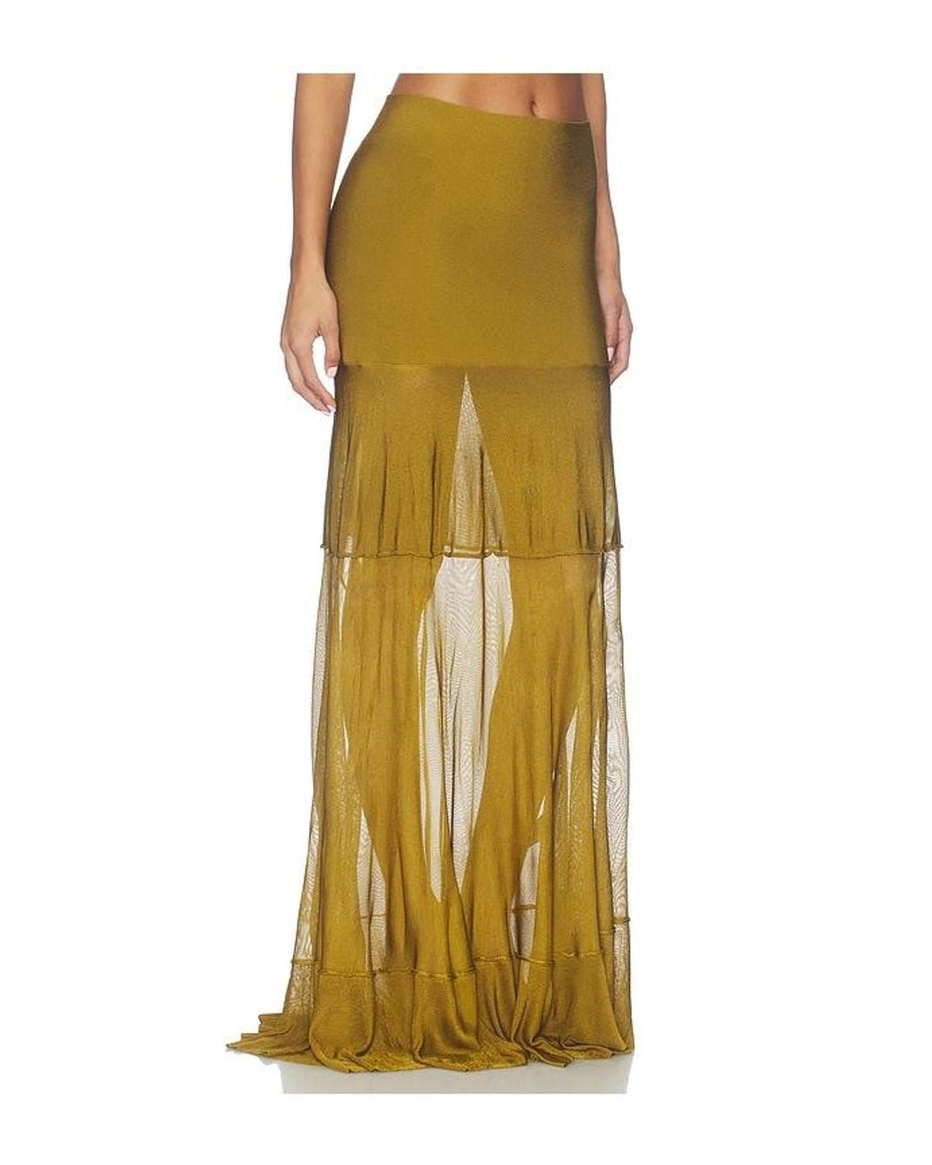 Altuzarra Yellow Gorrell Skirt