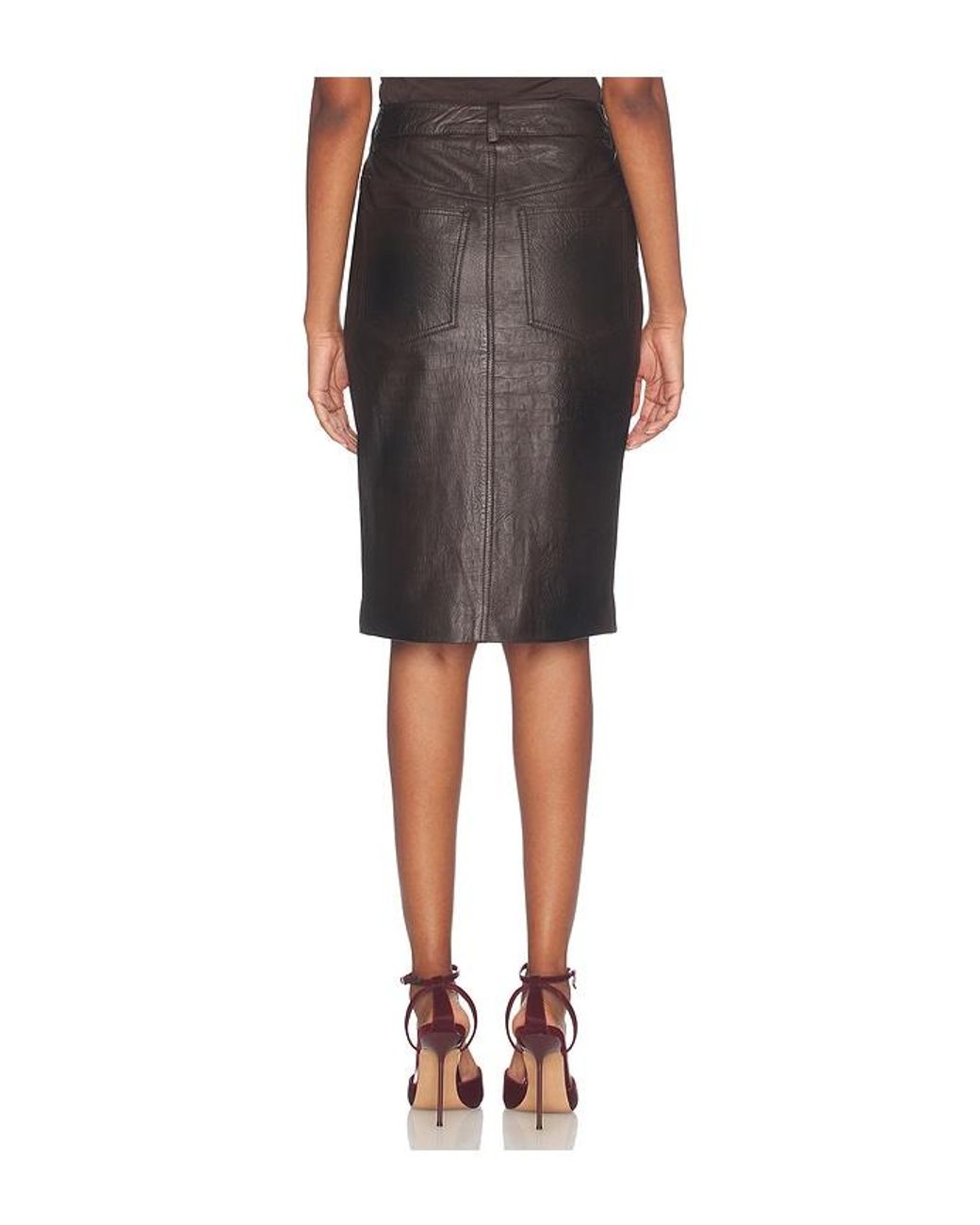 Gestuz Black Tori Midi Skirt