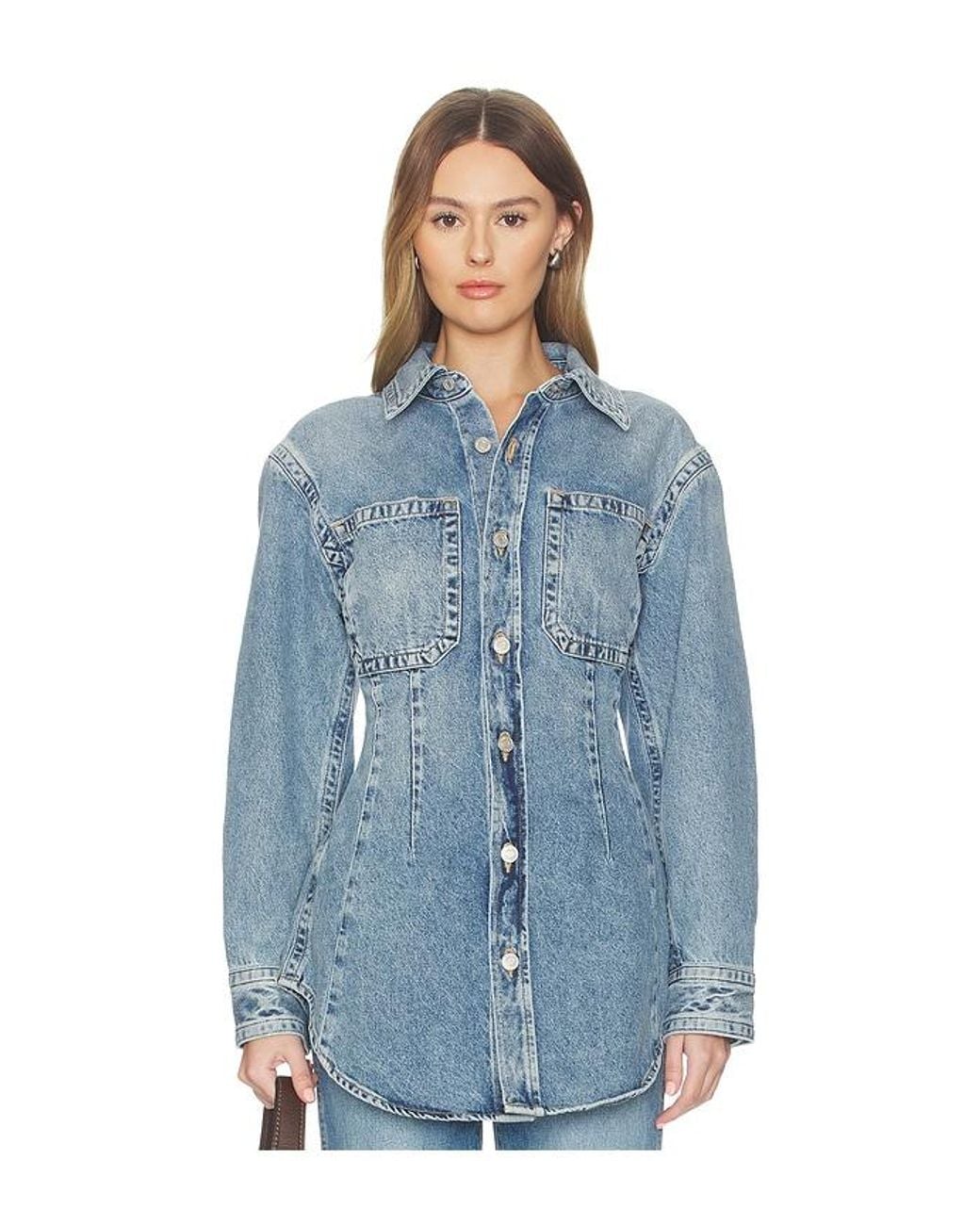 Agolde Blue Wilma Shirt